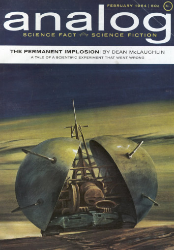 painting of a machine built into two hemispheres