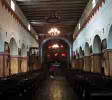 inside Mission San Juan Bautista