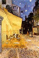 The Cafe Terrace on the Place du Forum, Arles, at Night