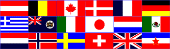 horizontal flags graphic